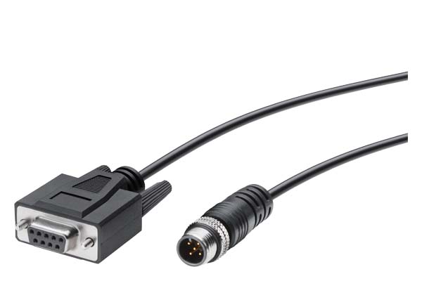 Calle Jarra Perspectiva Serial Cable M12/RS232, cable serie preconf. con conector M12 y RS232, 3 m  - AUTYCOM